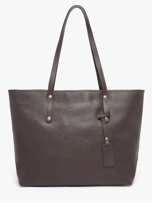 Cabas caviar cuir milano cuir de vachette - Kiabi Cabas caviar cuir milano cuir de vachette - Kiabi