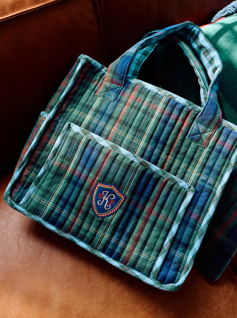 Cabas 'Kiabi & Catherine Painvin' avec poche 40x34 cm Vert - Kiabi