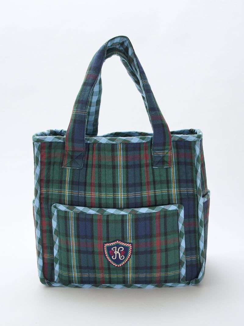 Cabas 'Kiabi & Catherine Painvin' avec poche 40x34 cm Vert - Kiabi