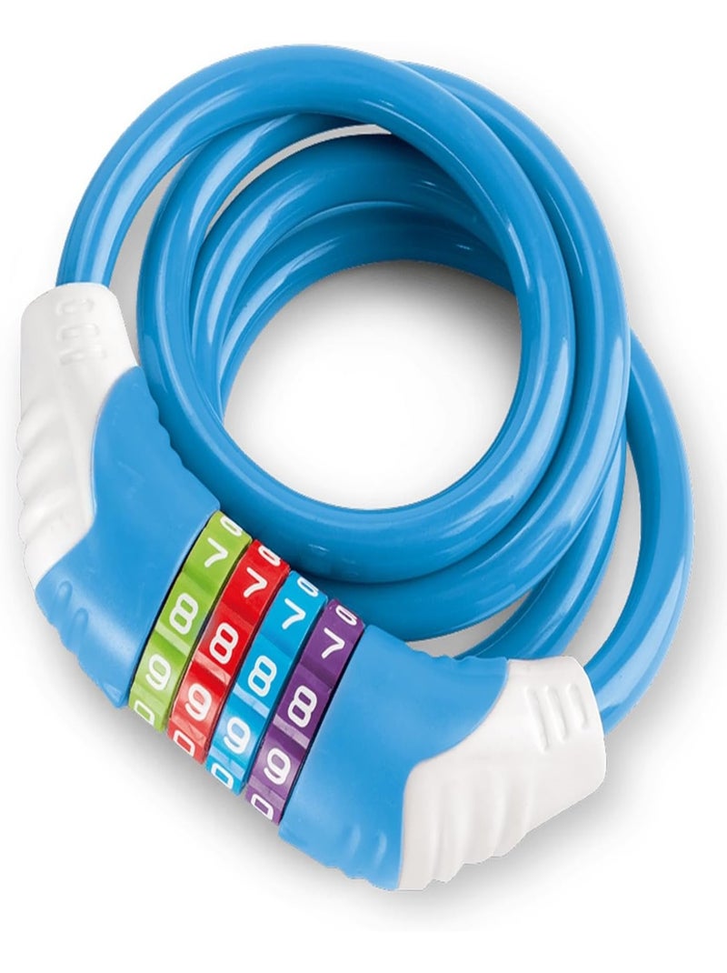 Câble antivol pour enfants Bleu - Kiabi