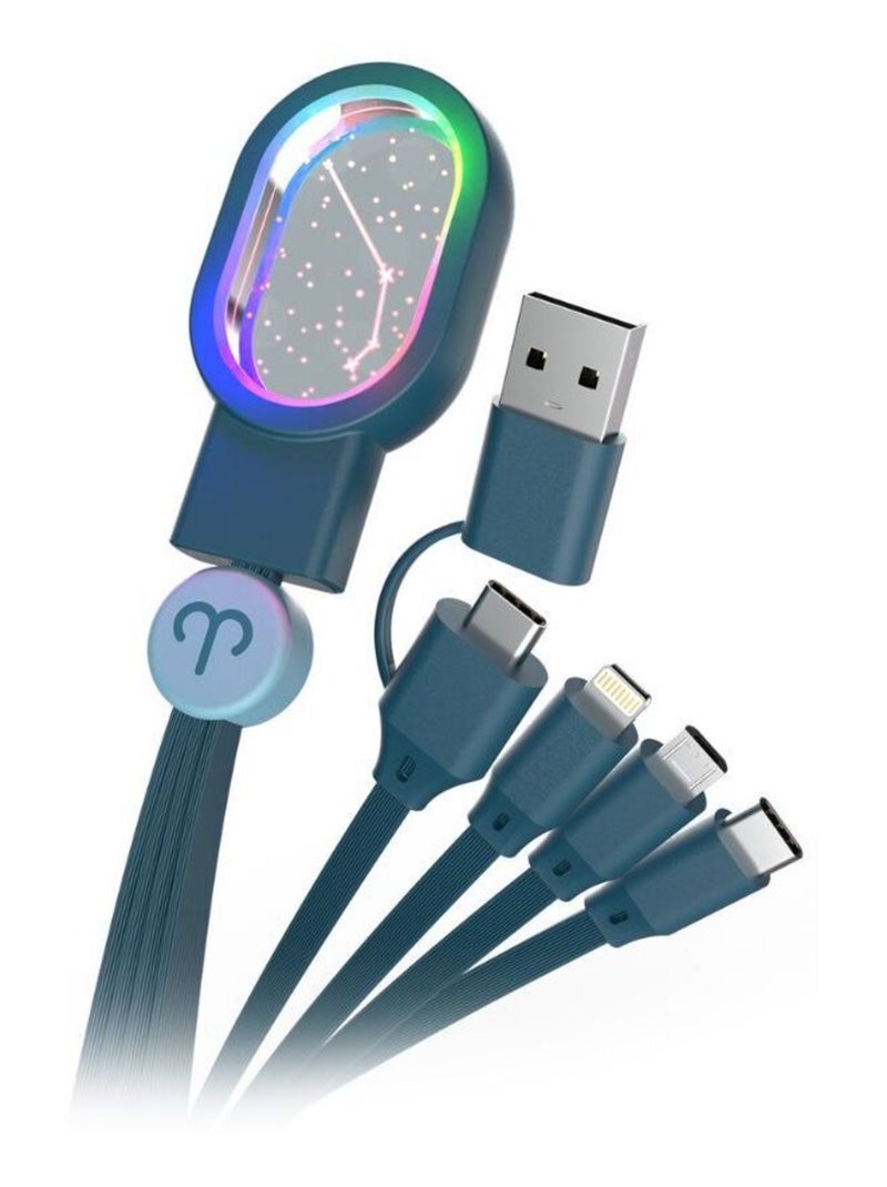 CÂBLE ASTRO LUMINEUX 4 EN 1 - BÉLIER - MOB Multicolore - Kiabi