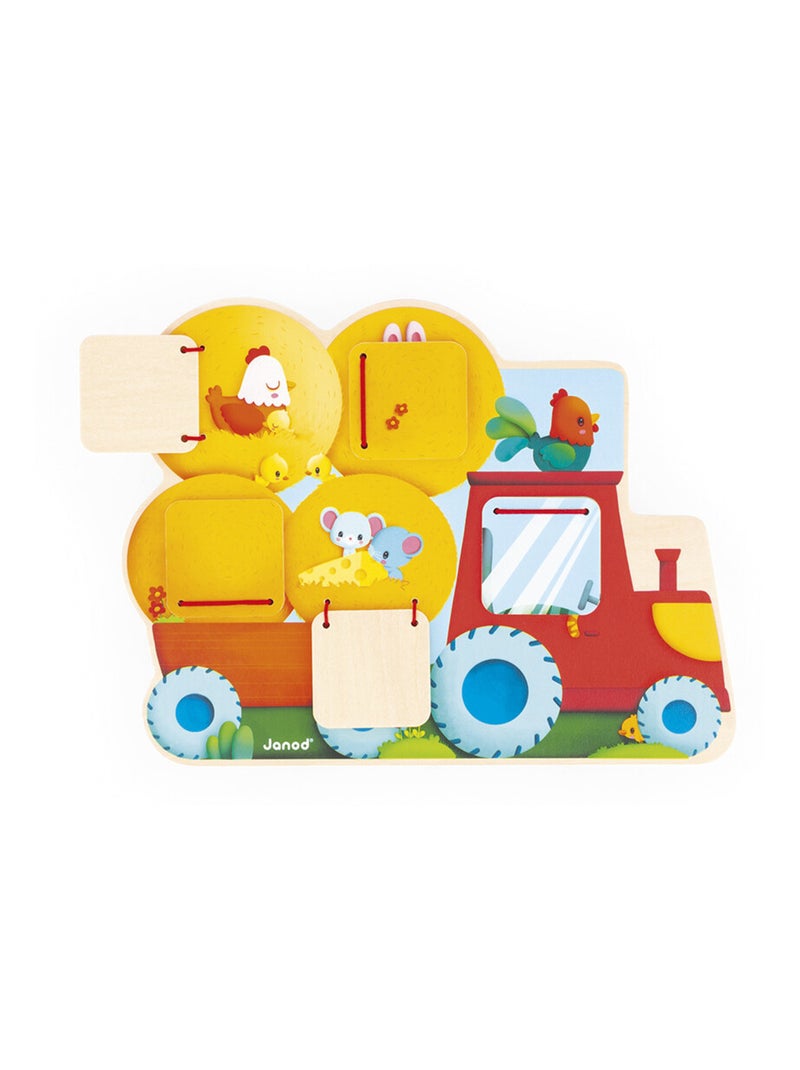 Cache-cache Tracteur Orange - Kiabi