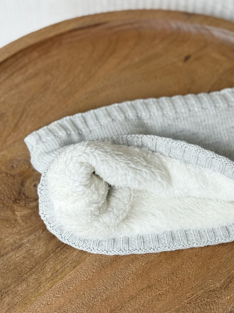 Cache cou enfant en tricot Esmée Gris Gris - Kiabi