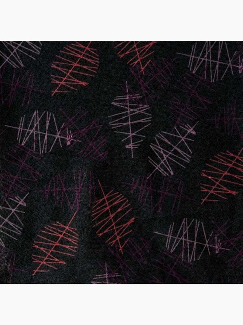 Cache-cou motif/style feuille rine - hi-tec Noir Rouge - Kiabi