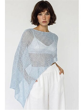 Cache-maillot de plage en maille avec découpe lucci