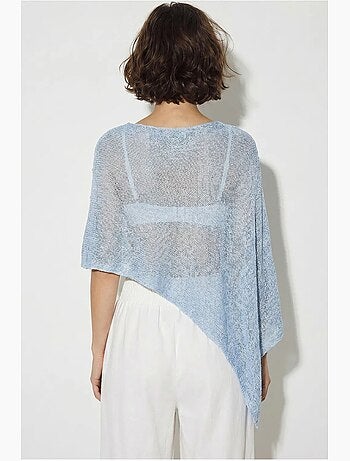 Cache-maillot de plage en maille avec découpe lucci