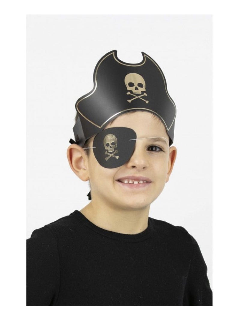 Cache oeil pirate 8 pcs en carton Multicolore - Kiabi