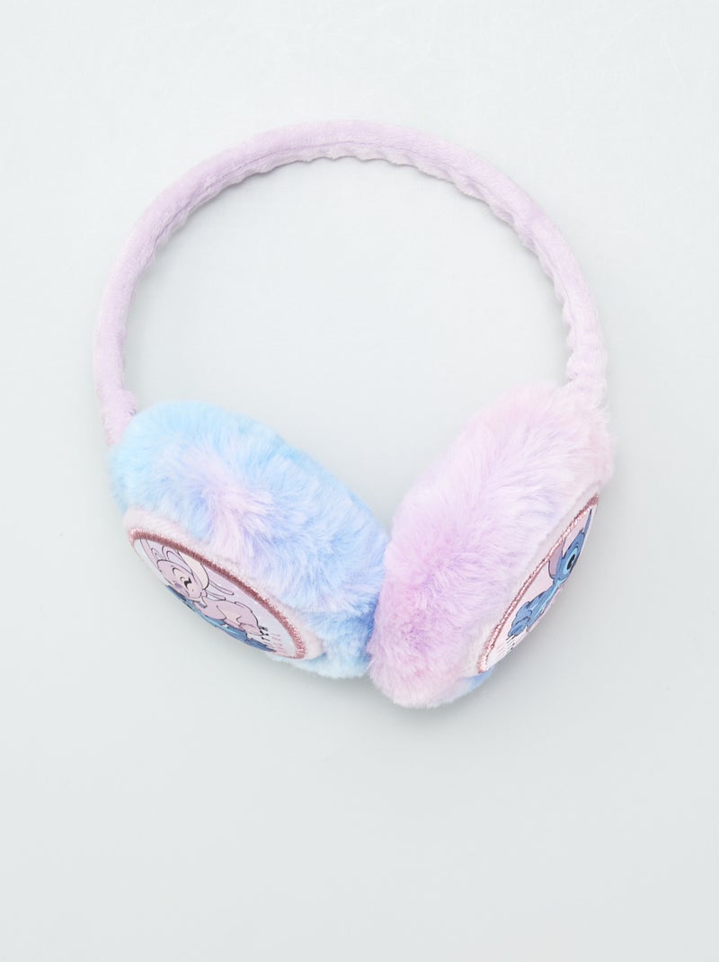 Cache-oreille 'Stitch' Violet - Kiabi