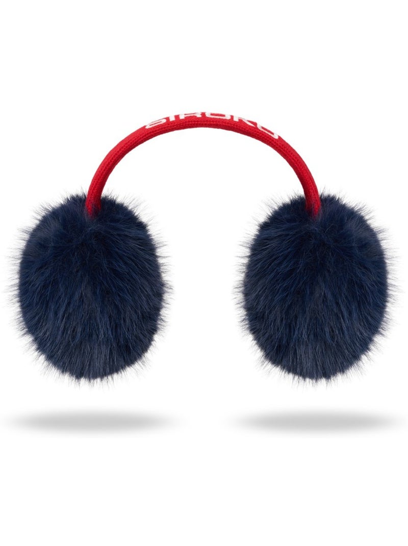 Cache-oreilles de ski rétro en fausse fourrure homme et femme montchat Bleu - Kiabi