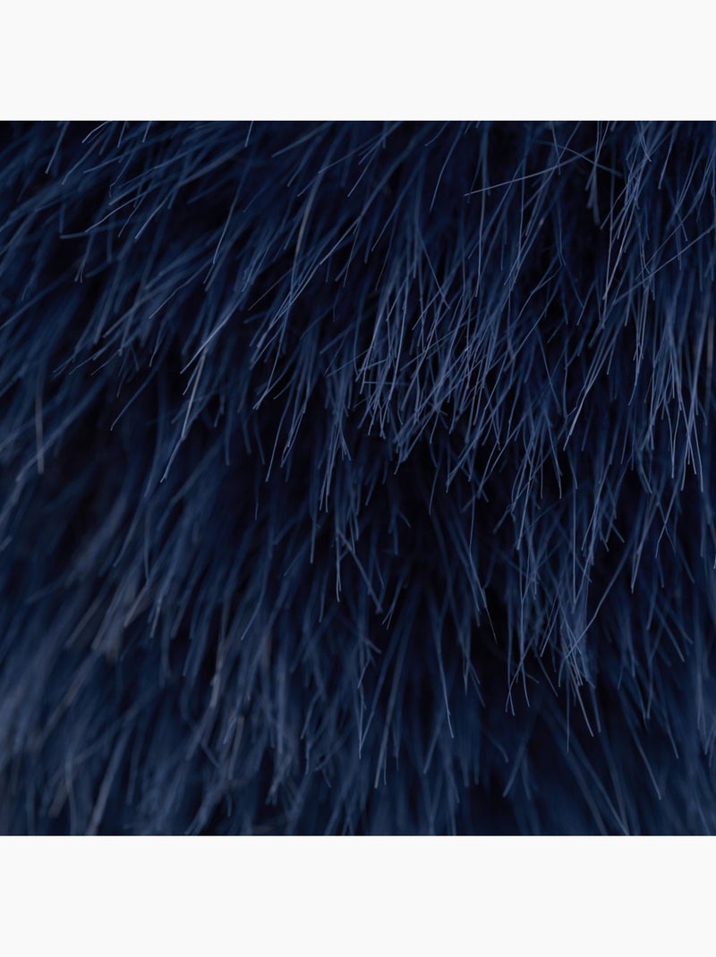 Cache-oreilles de ski rétro en fausse fourrure homme et femme montchat Bleu - Kiabi