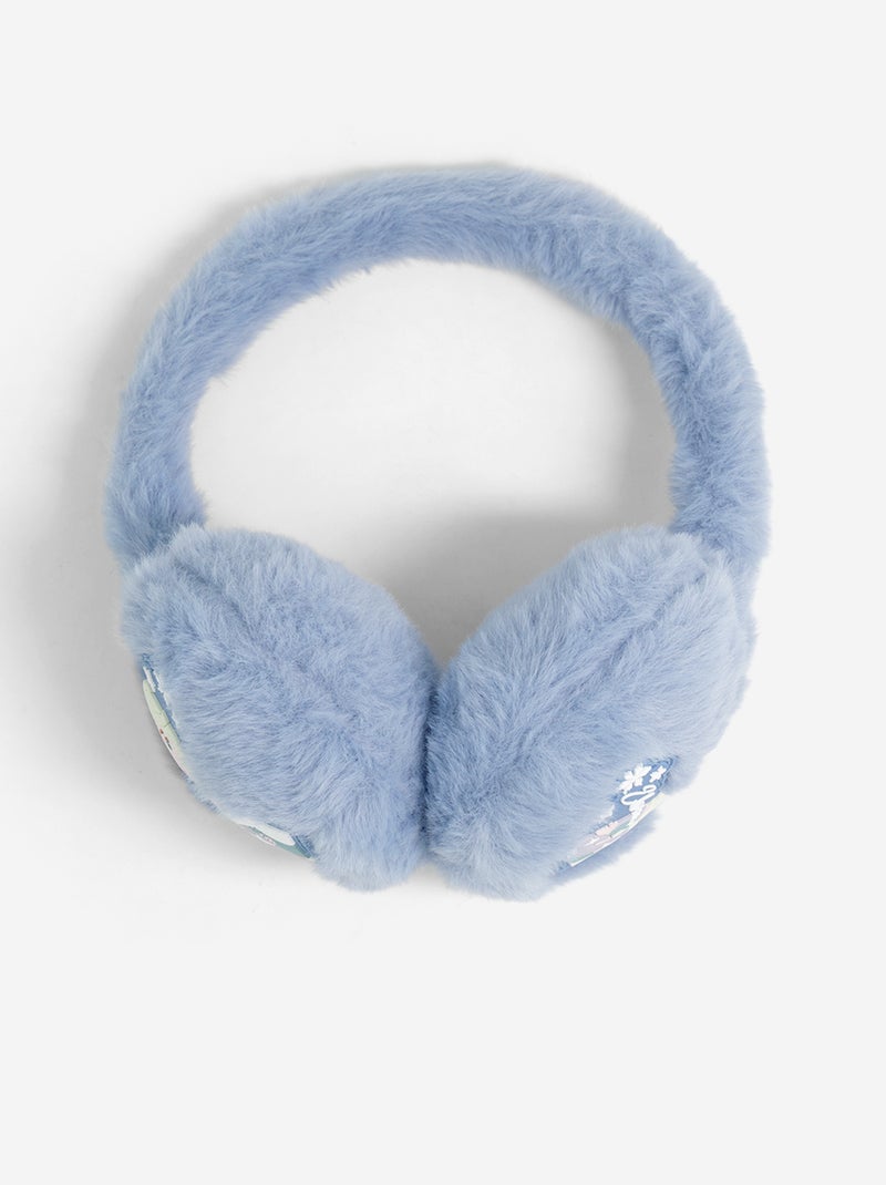 Cache-oreilles 'Disney' 'Reine des Neiges' en fausse fourrure Bleu - Kiabi