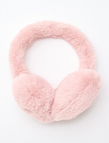 Cache oreilles imitation fausse fourrure