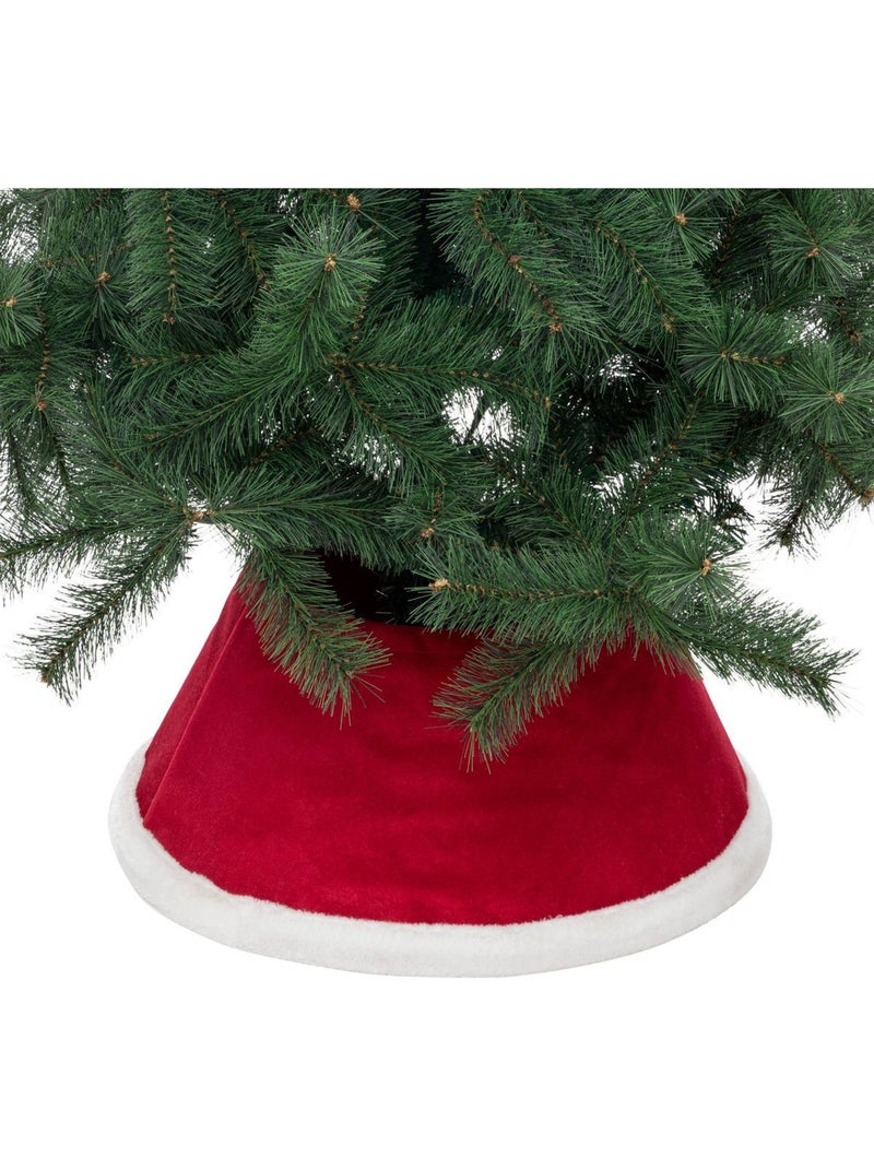 Cache pied de sapin d56 cm Rouge foncé - Kiabi