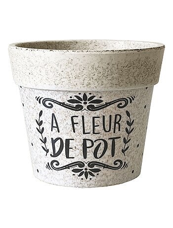 Cache pot A fleur de pot en bambou