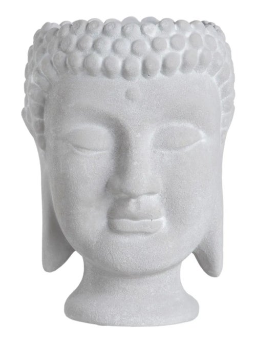 Cache pot bouddha aspect béton - Kiabi