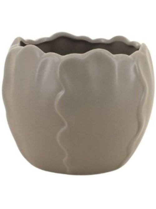 Cache pot céramique festonné 13x10cm - Kiabi