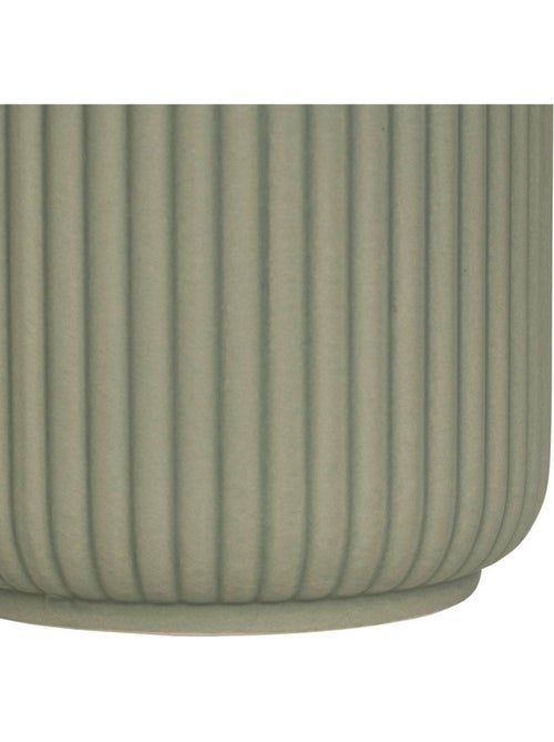 Cache-pot cylindrique cannelé nuria - Kiabi Cache-pot cylindrique cannelé nuria - Kiabi