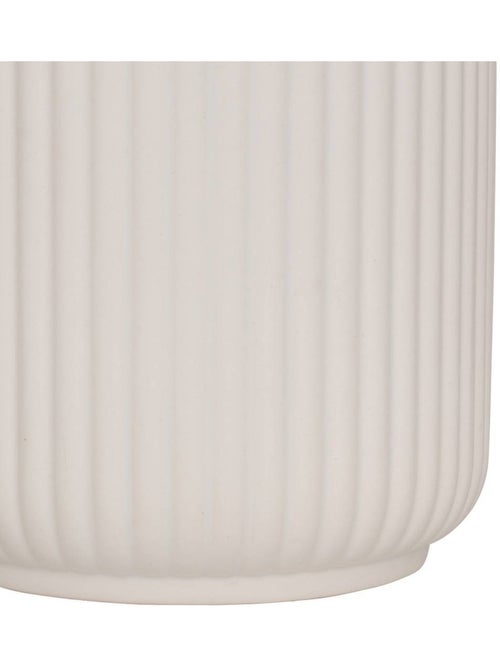 Cache-pot cylindrique cannelé nuria - Kiabi Cache-pot cylindrique cannelé nuria - Kiabi