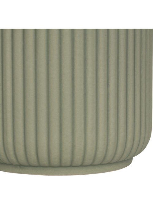 Cache-pot cylindrique cannelé nuria - Kiabi Cache-pot cylindrique cannelé nuria - Kiabi