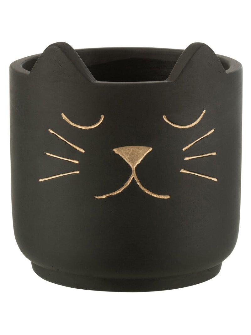 Cache pot de Fleurs Chat Noir Noir - Kiabi
