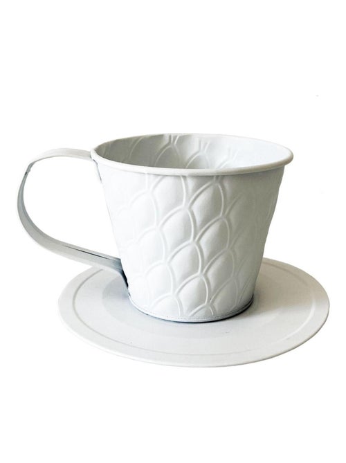 Cache Pot de Fleurs en forme de tasse - Kiabi