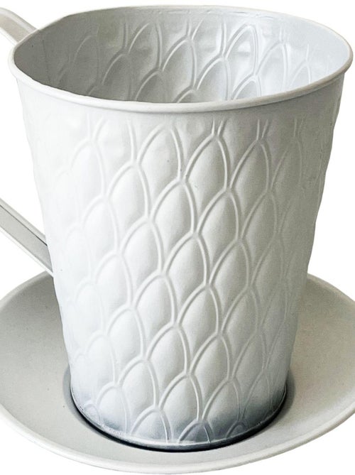 Cache Pot de Fleurs en forme de tasse - Kiabi