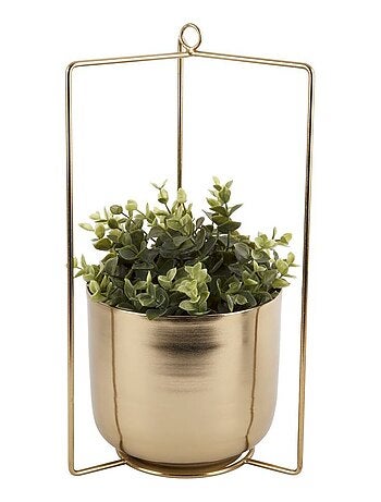 Cache-pot design métal Spatial