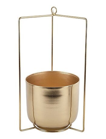 Cache-pot design métal Spatial