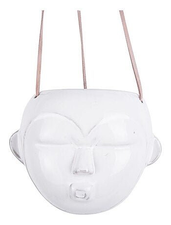Cache-pot design rond suspendu Mask