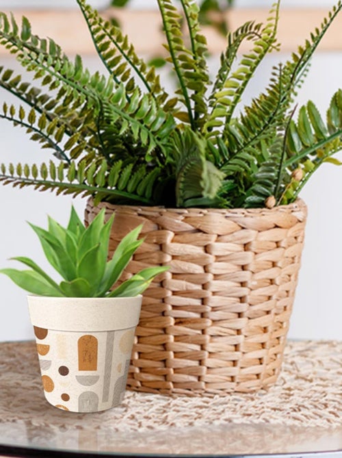 Cache pot en bambou - Kiabi