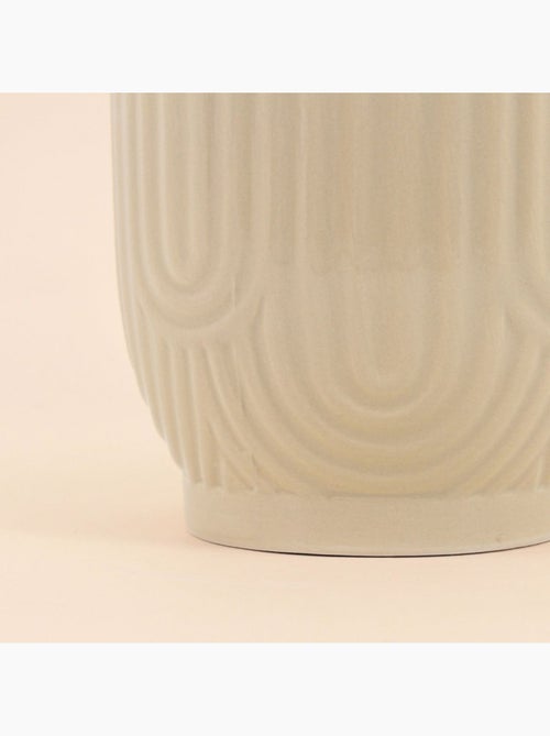 Cache-pot en céramique beige 13cm - Kiabi Cache-pot en céramique beige 13cm - Kiabi