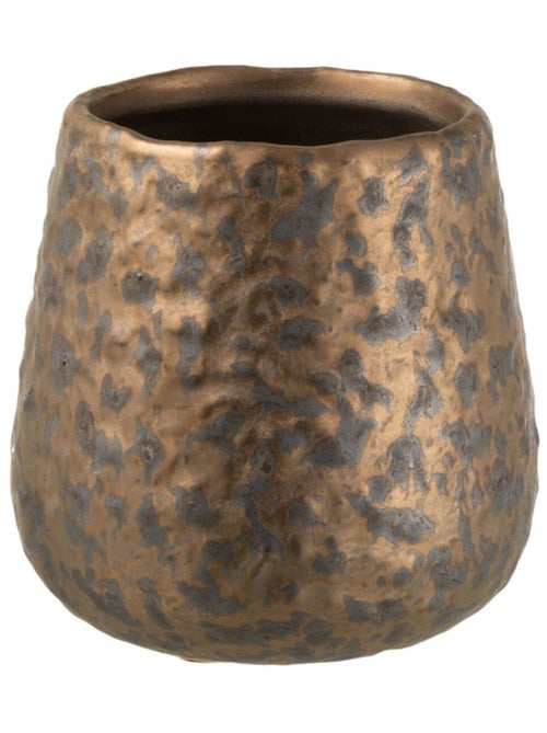 Cache-pot en céramique cuivrée 12 cm - Kiabi