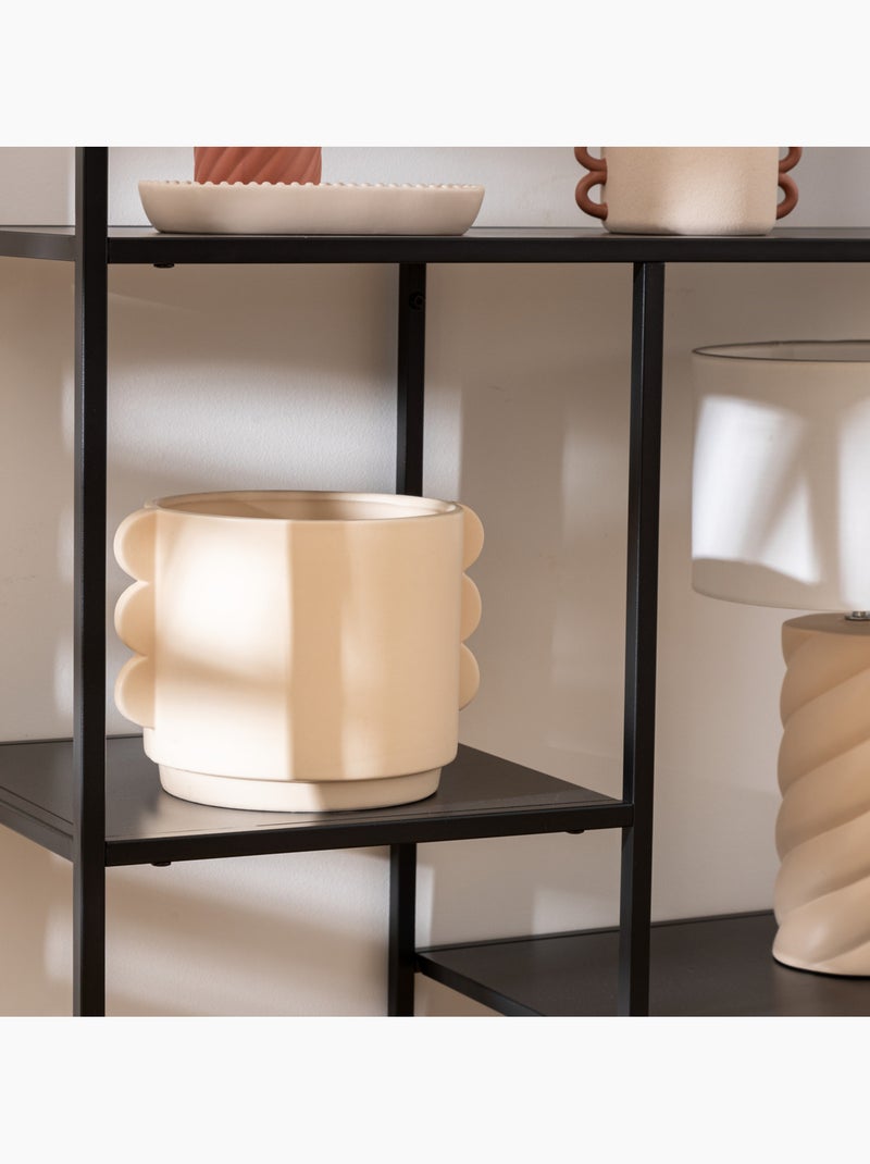 Cache-pot en céramique hind Taupe - Kiabi