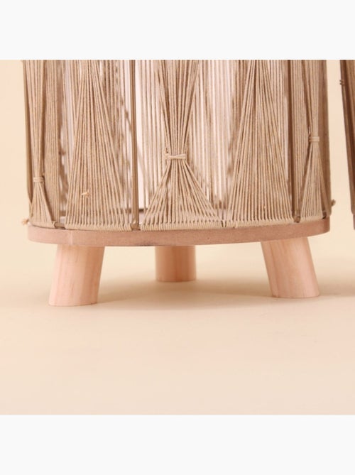 Cache-pot en corde beige 16x19cm - Kiabi Cache-pot en corde beige 16x19cm - Kiabi