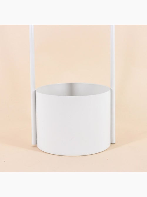 Cache pot en métal anse haute 13x30cm - Kiabi