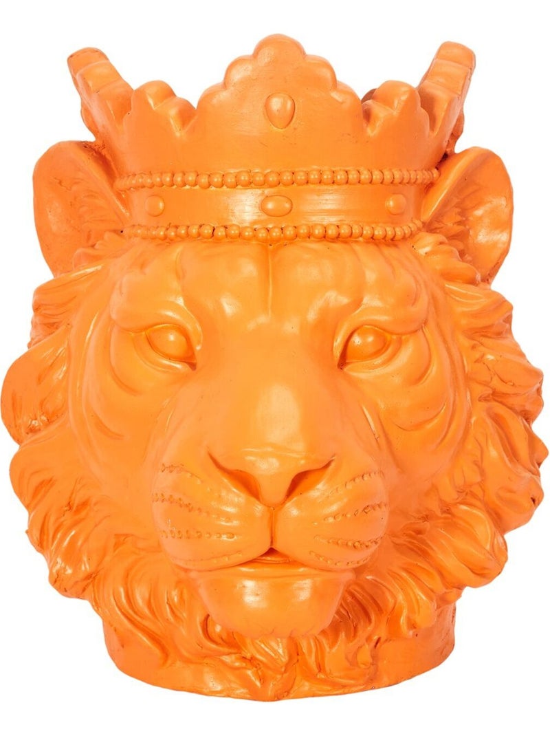 Cache-pot Lion pour plante - Intérieur et Extérieur Orange - Kiabi