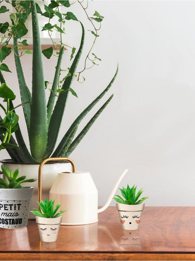 Cache pot petit mais costaud en bambou Beige - Kiabi