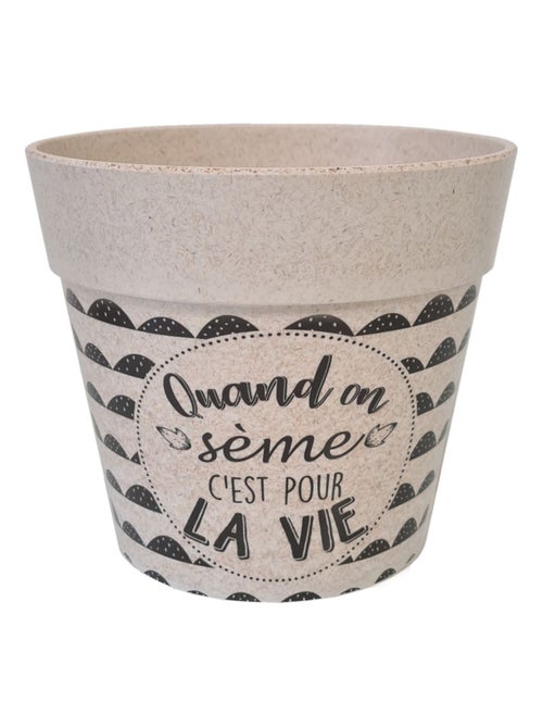 Cache pot quand on sème en bambou - Kiabi