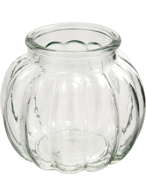 Cache-pot rond en verre ELYO - Kiabi