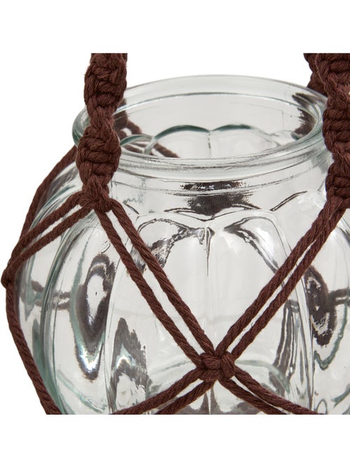Cache-pot rond en verre ELYO - Kiabi