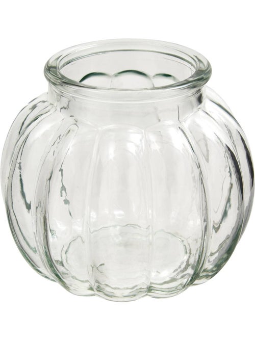 Cache-pot rond en verre ELYO - Kiabi