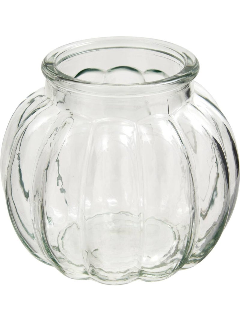 Cache-pot rond en verre ELYO Marron - Kiabi