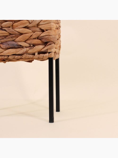 Cache-pot sur pieds jonc de mer 20x12cm - Kiabi Cache-pot sur pieds jonc de mer 20x12cm - Kiabi