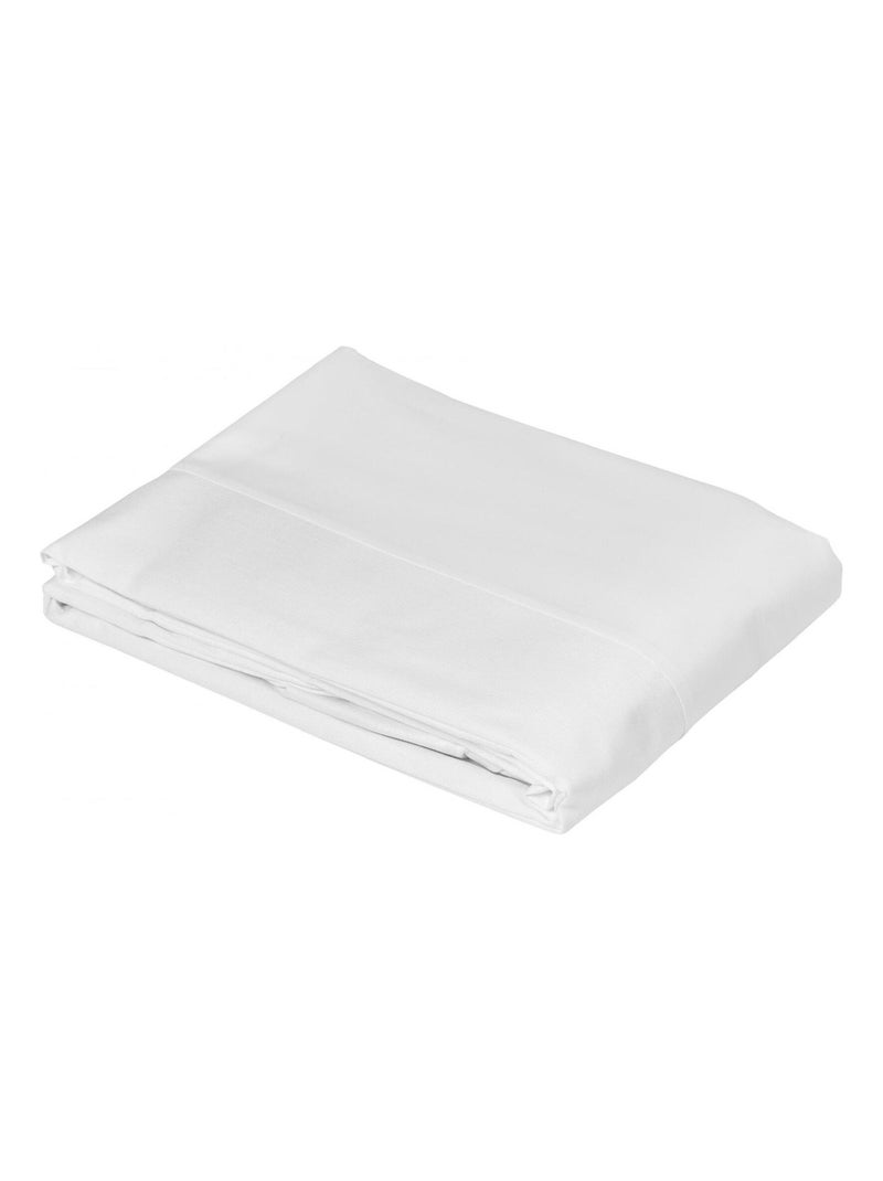 Cache Sommier à Volant Uni Blanc - Kiabi