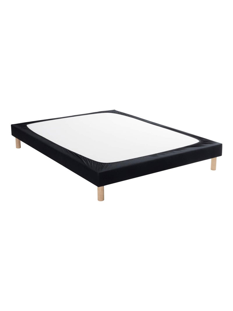 Cache sommier coton jersey Noir - Kiabi