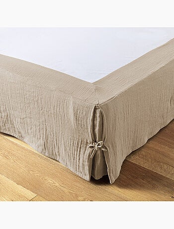 Cache-sommier – double gaze de coton 125 g/m² – gaïa