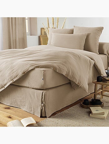 Cache-sommier – Double Gaze de Coton 125 g/m² – Gaïa