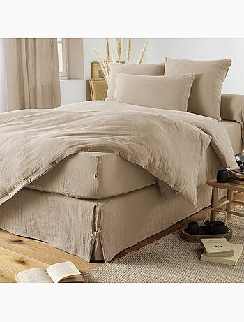 Cache-sommier – Double Gaze de Coton 125 g/m² – Gaïa