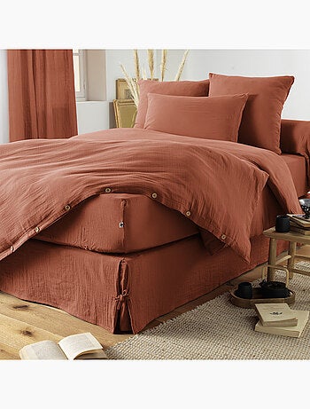 Cache-sommier – Double Gaze de Coton 125 g/m² – Gaïa