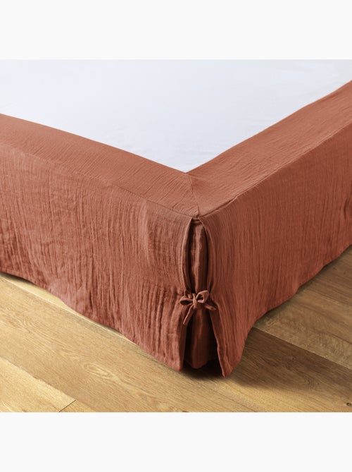 Cache-sommier – Double Gaze de Coton 125 g/m² – Gaïa - Kiabi